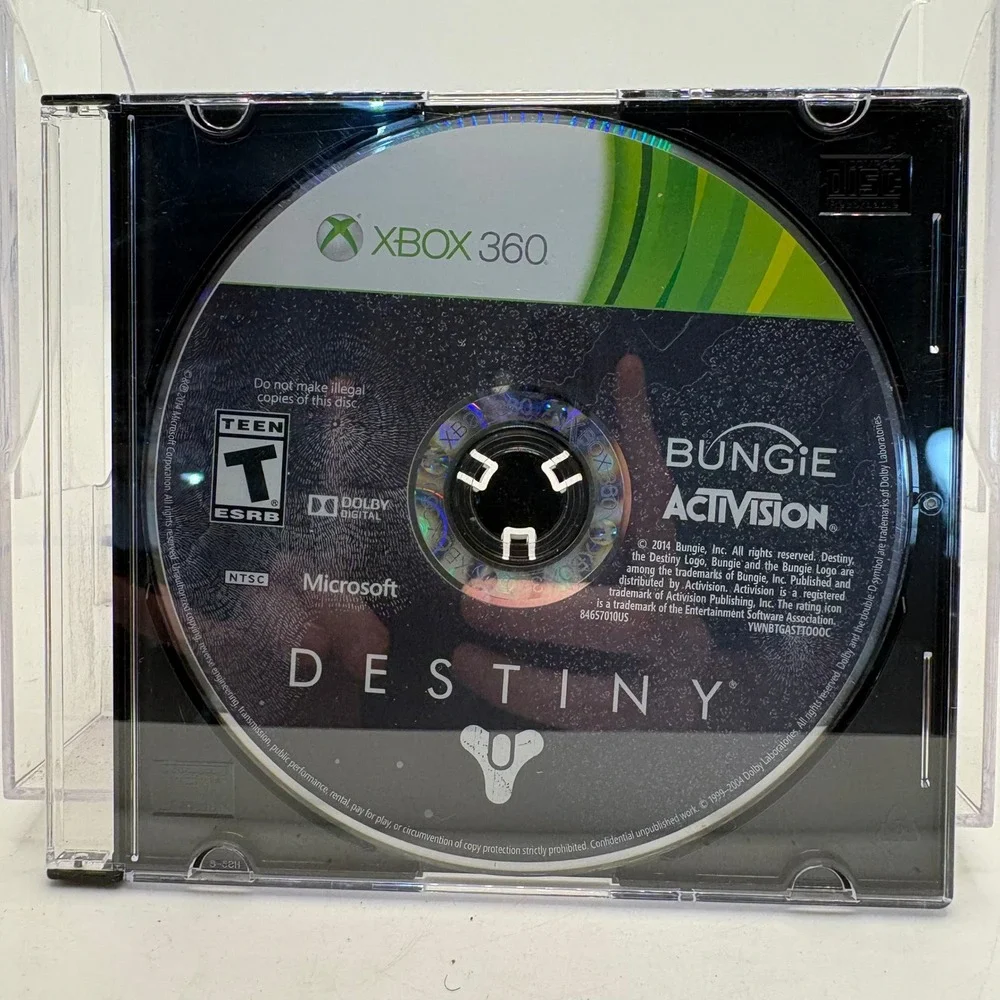 Destiny Xbox 360 Bungie Activision Microsoft Video Game‎ Disc Only NTSC